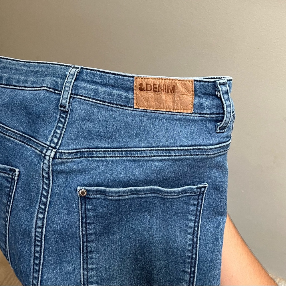 H&M High Rise Dark Blue Skinny Jeans - Picture 5 of 6